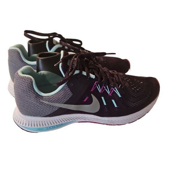 Nike✨Zoom Winflo 2 Flash Trainer Purple/Gray Women's 10 Running Shoes - Picture 3 of 5